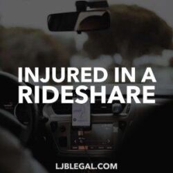 Injured in a rideshare