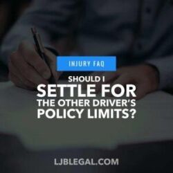 Should I settle for policy limits?