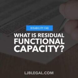 What is Residual Functional Capacity?