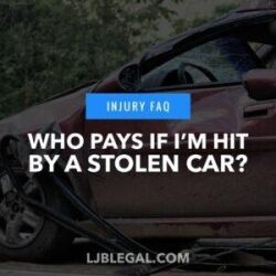 Who pays if I'm hit by a stolen car?
