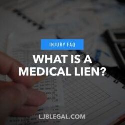 What is a medical lien?