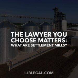 Does the lawyer you choose matter? What is a settlement mill?