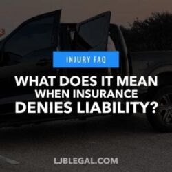 What does it mean when insurance denies liability?