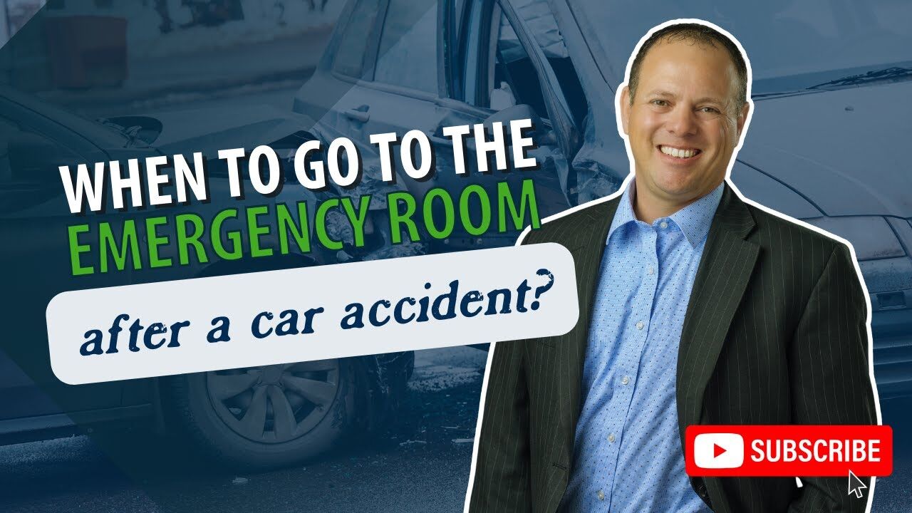 Should I go to the emergency room after an auto accident?