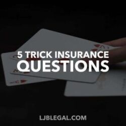 5 Trick Insurance Questions