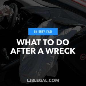 What to do after a wreck