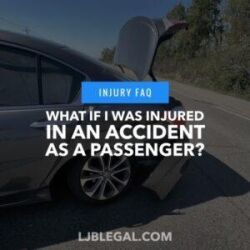 What if I was Injured in an Accident as a Passenger?