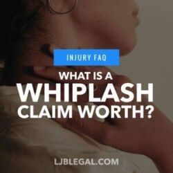 What is a whiplash claim worth?
