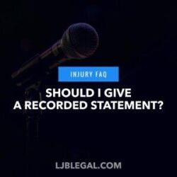 Should I give a recorded statement?