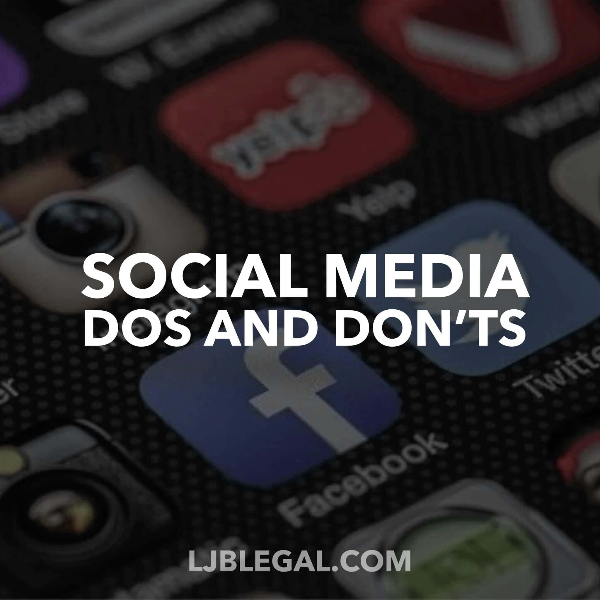 Social Media Dos and Don’ts after a Car Accident