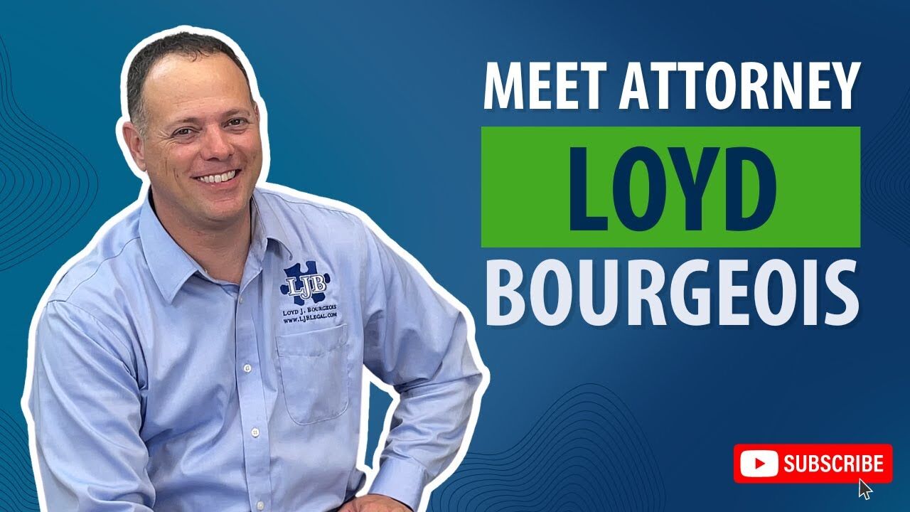 Meet Metairie Injury Lawyer Loyd J Bourgeois