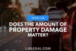 Does the amount of property damage matter?