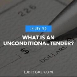 What is an Unconditional Tender?